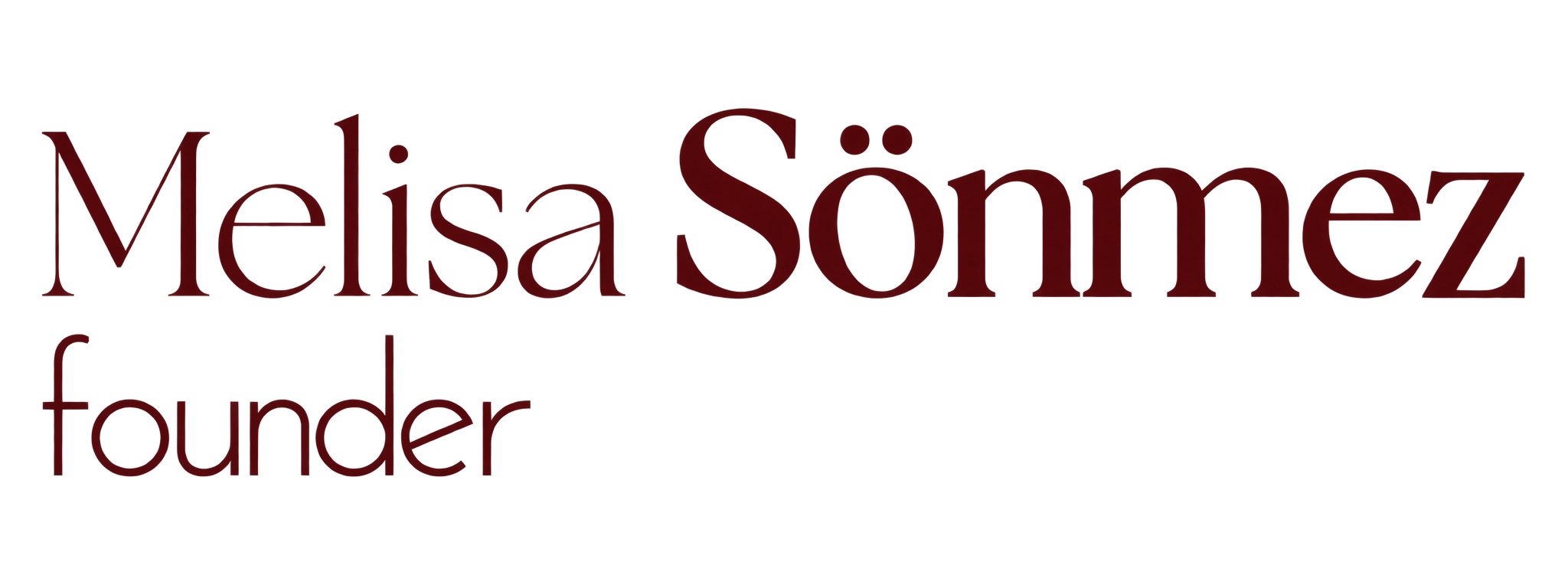Melisa Sönmez, founder